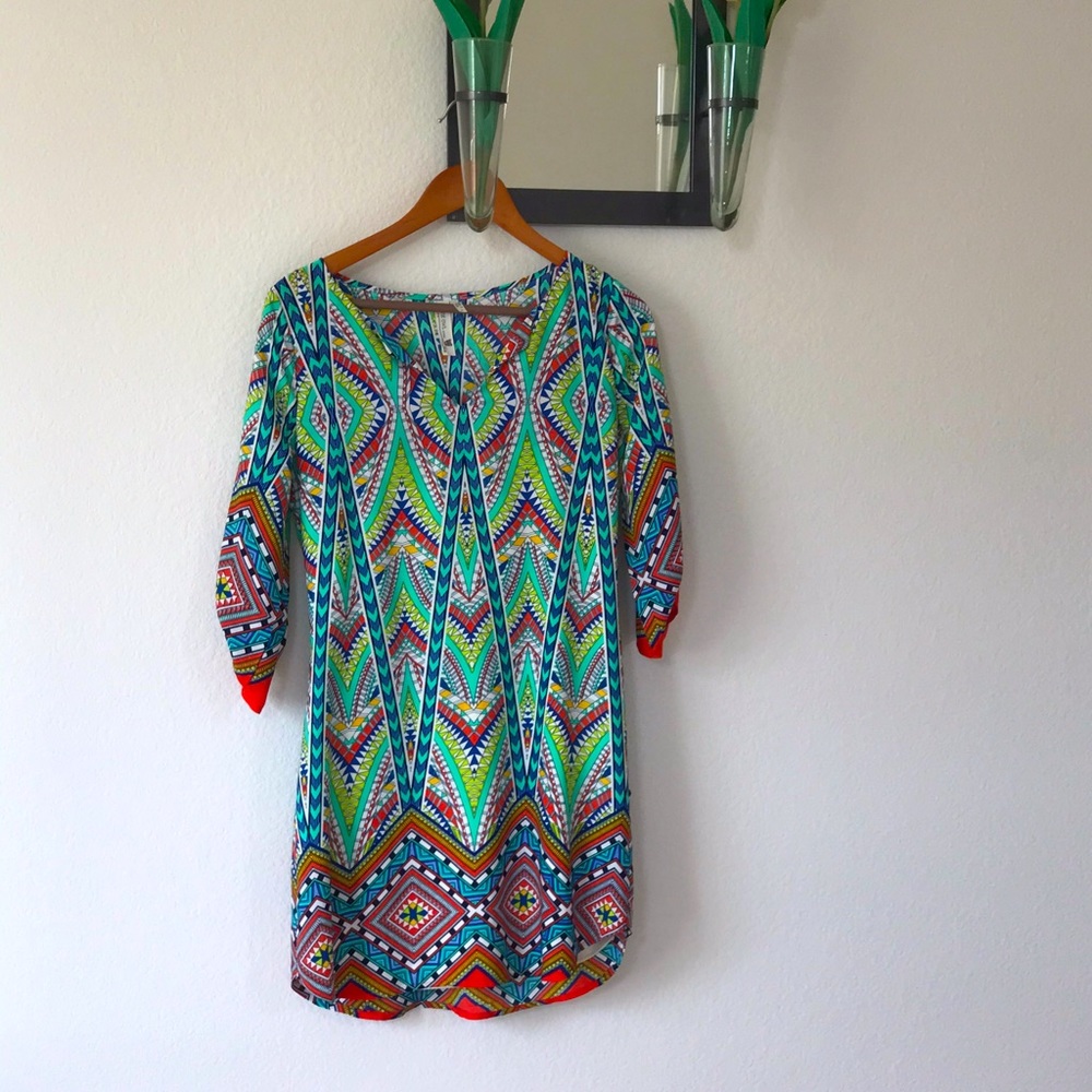 Pink owl summer dress